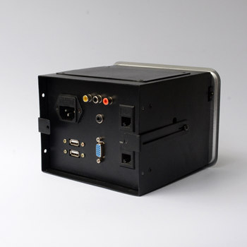 EU German Standard Desktop Power Socket with USB Port and Multi-function Information Box