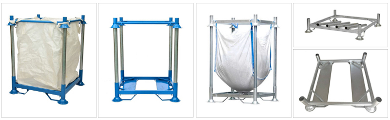 Round Post Pallet Stacking Rack