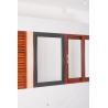 Buy cheap Grey Single Sided Aluminium Glass Window Powder Coating For Residential from wholesalers