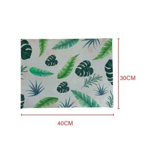 Blank Linen Sublimation Table Mats Double Sided Sublimation Placemats Blanks