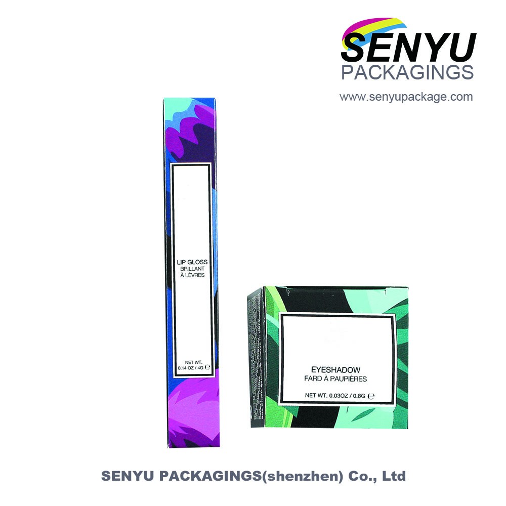 Matte Cosmetic Packaging Boxes / Liquid Custom Lipstick Boxes