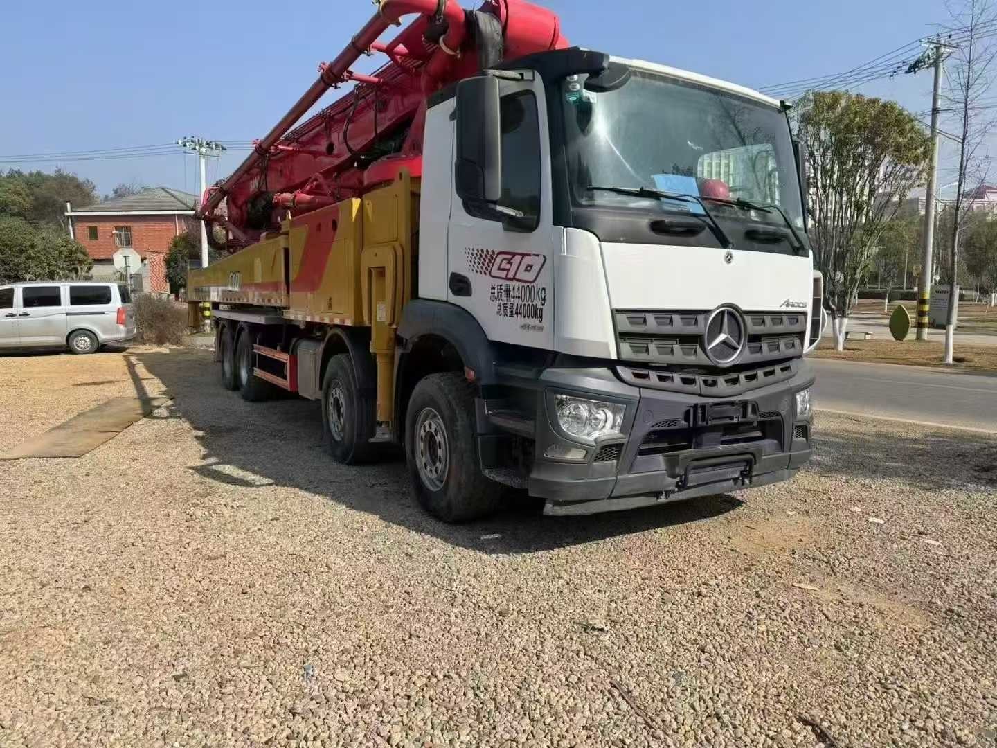 2021 original condition Sany Heavy Industry 65m long boom concrete pump truck
