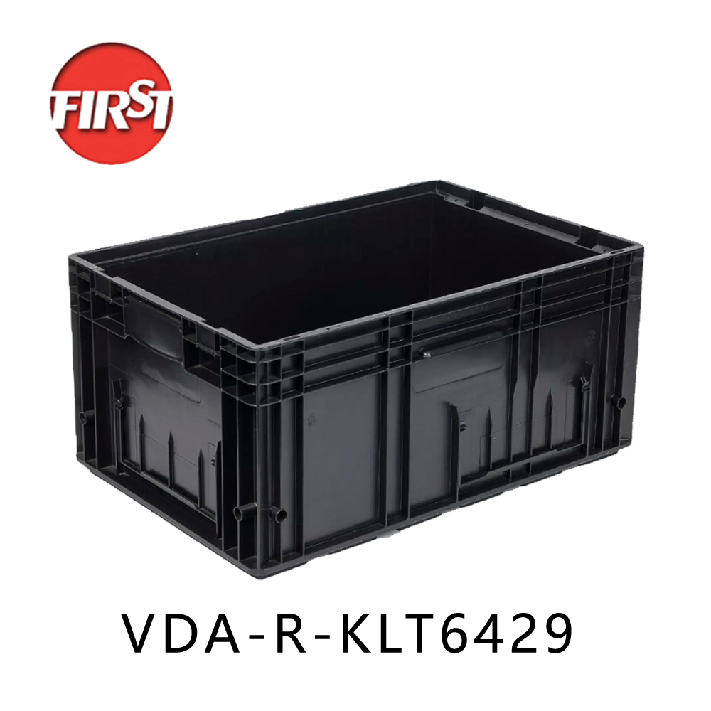 48L Large Plastic Turnover Box For Auto Parts Storage Customized Color