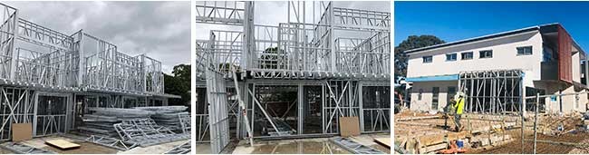 Light Steel Frame Prefab Villa Home Quick Assemble Prefabricated Modular Homes Kit
