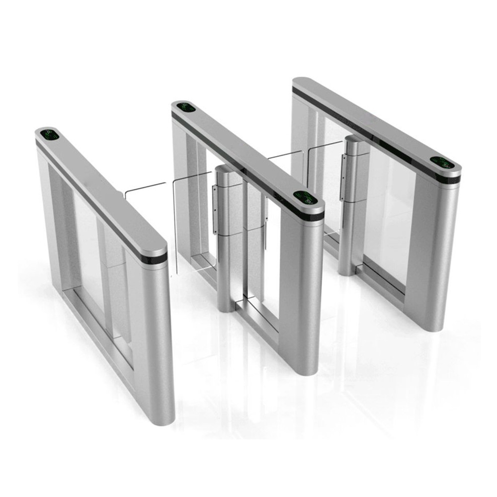 IP54 Bi Directional RFID Flap Security Gate For Conroling Safty