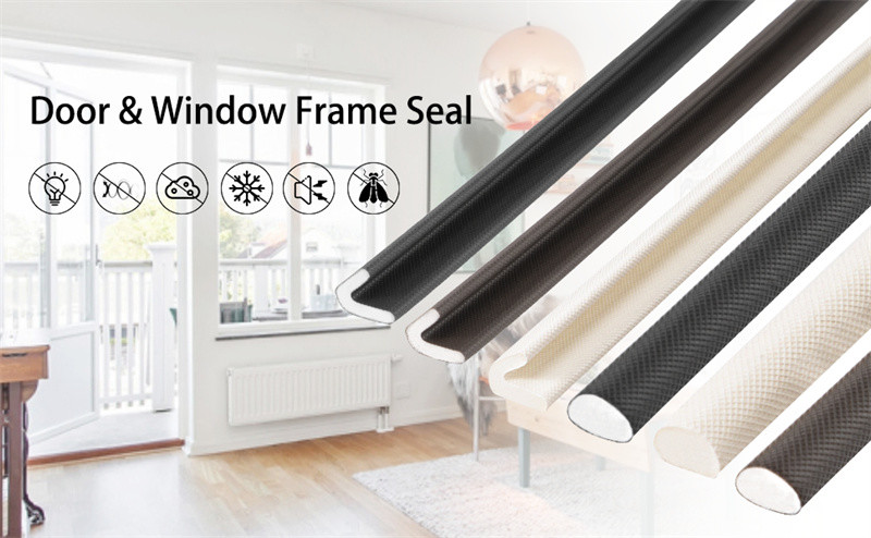 E Shape I Shape V Shape Polypropylene Sponge Door Seal Strip