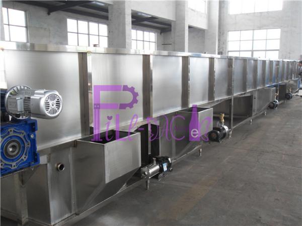 Hot Filling Drink Bottle Packing Machine Juice Cooling Sterilizer System
