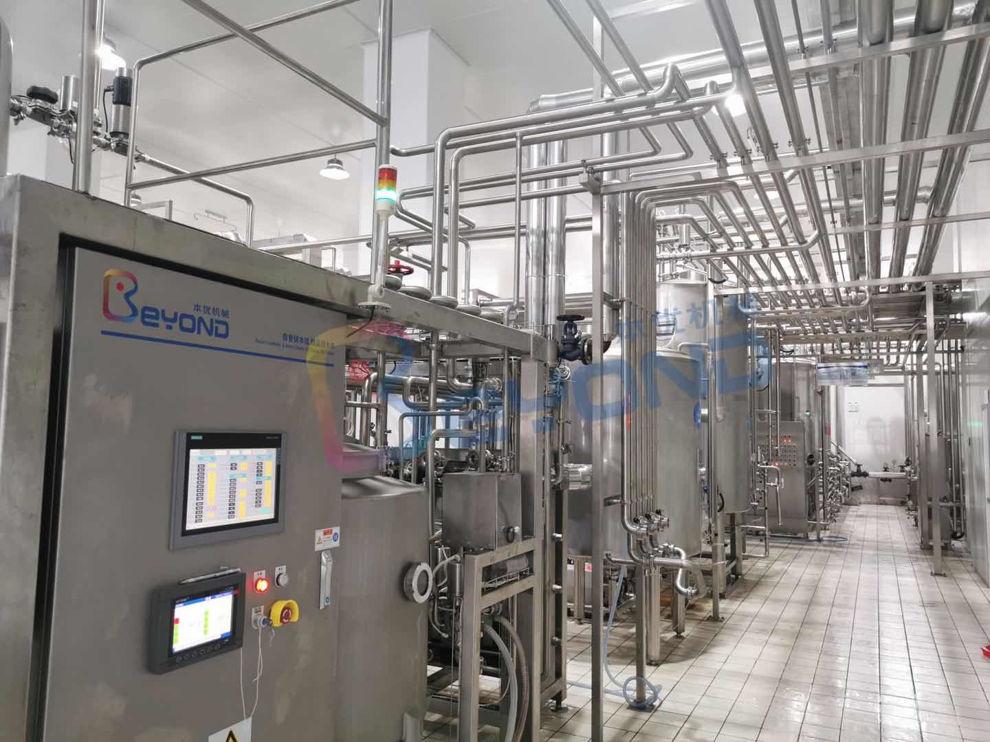 Pasteurized Milk Stirring 5000LPH Yogurt Processing Line