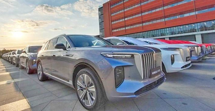 3110mm Wheelbase Left Turn Hongqi Limousine EV Cars Version E-HS9 Suv Energy Electric Vehicles Cars