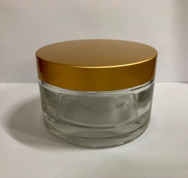 200g Glass Face Mask Cream Jars Cream Botttle Skincare Packaging , big capacity