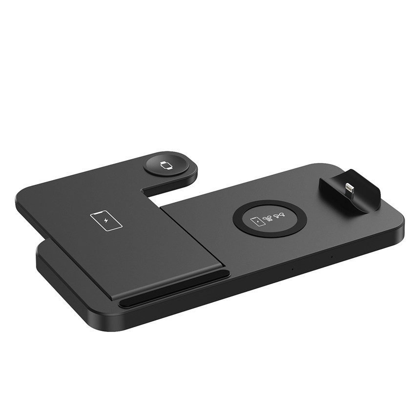 9V 2A Wireless Charger Folding Desktop Bracket Four In One