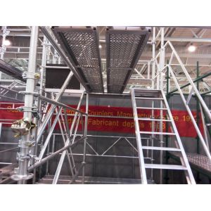  Layer / all round / ring lock scaffold system , quick erect scaffold for construction Manufactures