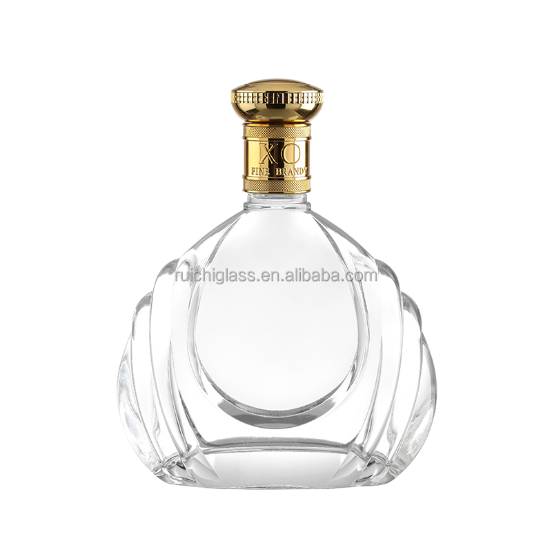 Transparent Vodka Glass Bottles The Ideal Selection for XO Brandy Enthusiasts