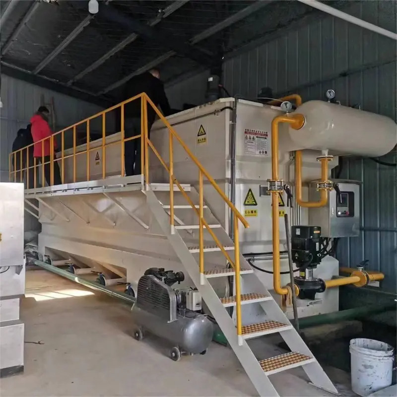 Electrocoagulation Wastewater Dissolved Air Flotation System Sewage Treatment Plant DAF
