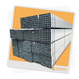 China High Tensile Strength Galvanized Steel Pipe for Trailer in 40x60 Rectangular Shape and CIF Term on sale