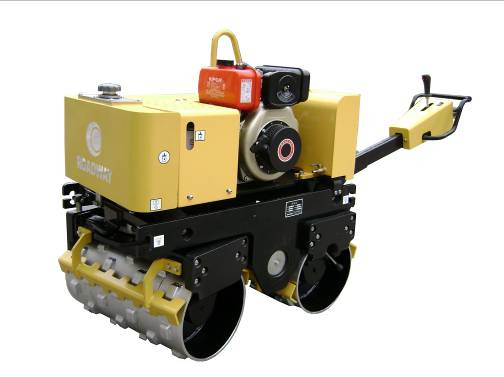 YL102C 0.86t 40Hz Double Drum Walk Behind Roller Road Construction Equipment