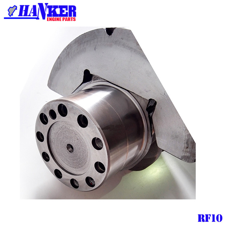 HRC52 Nissan Diesel Engine Crankshaft For RF10 Nut V10