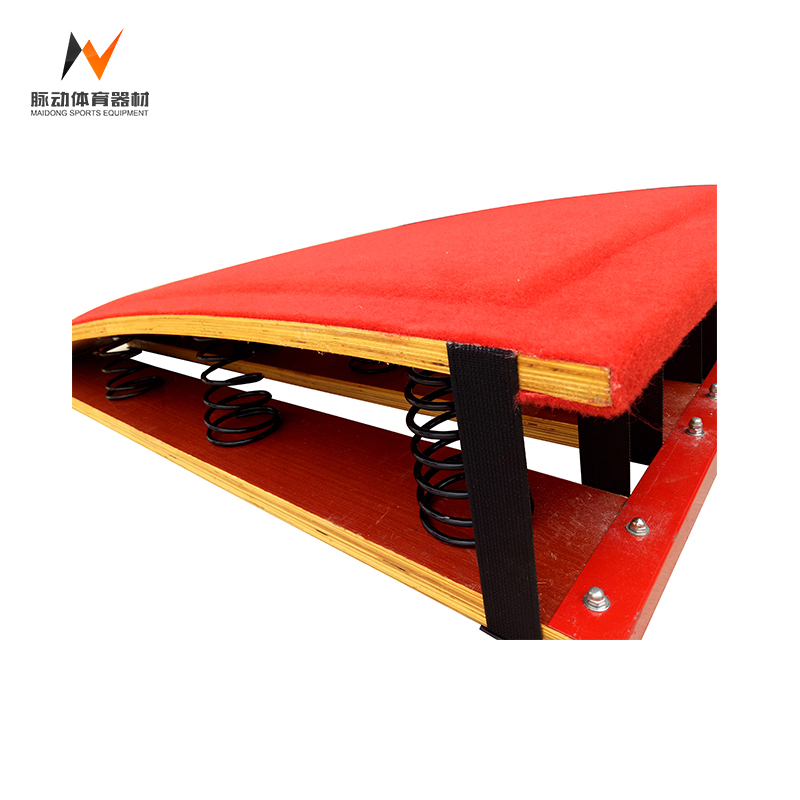 Sturdy Red Gymnastic Springboard For Sports Training Equipment