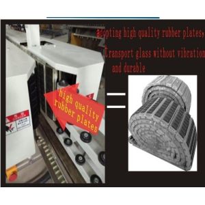 9 Motors PLC Controlled Glass Beveling Machine Edging Machine with 6.7*1.3*2.6m