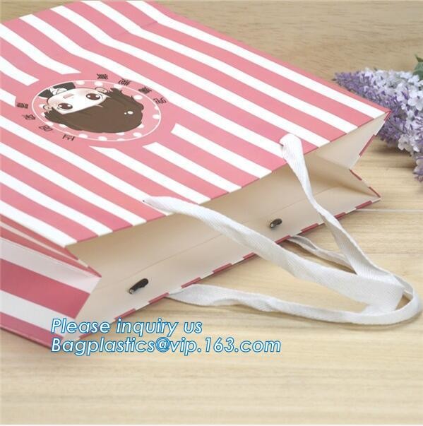 Full printed Luxury Paper Gift Bags Paper Carrier Bag Party Bag with Rope HandlesPersonalized Large Luxury Gift Shopping