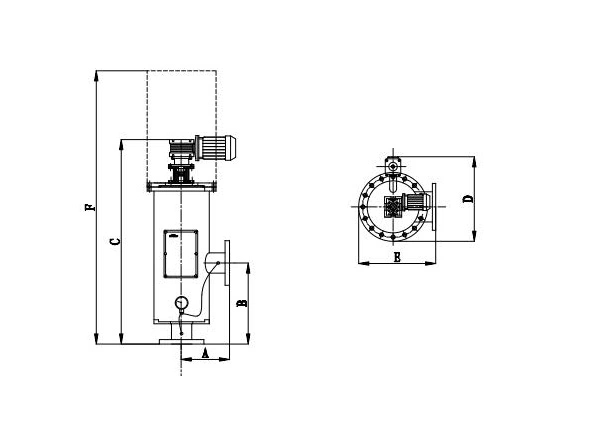 62KG Side Stream Self Cleaning Filter for Cooling Tower System Machinery Repair Shops