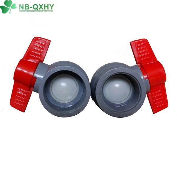 Highly Durable PVC Ball Valve for Water Supply System Channel Straight Through