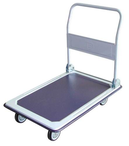 Unit Weight 20Kg Pharmacy Fold Flat Cart Heavy Logistic Trolley 4" / 5" Castor