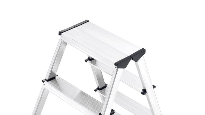 Anti Slip Aluminium Folding Step Stool 2x8 Steps Wih Non Marring Feet