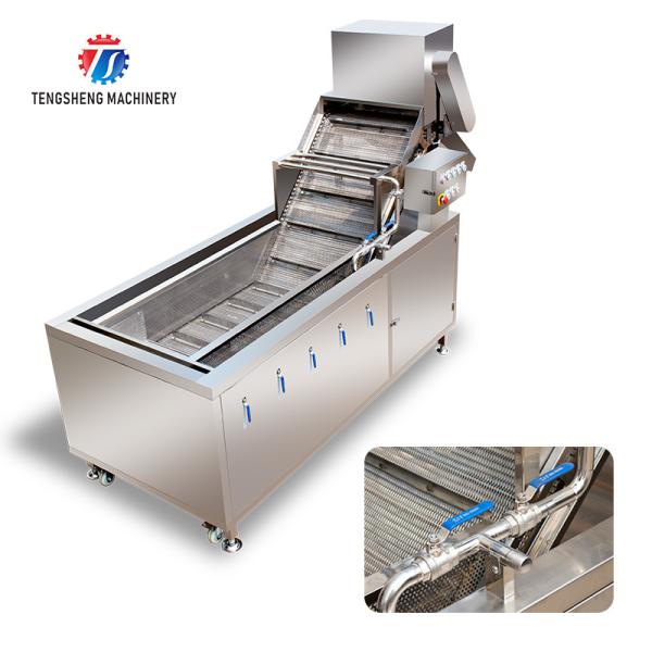 2.6KW Commercial fruit and vegetable bubble cleaner high pressure spray to