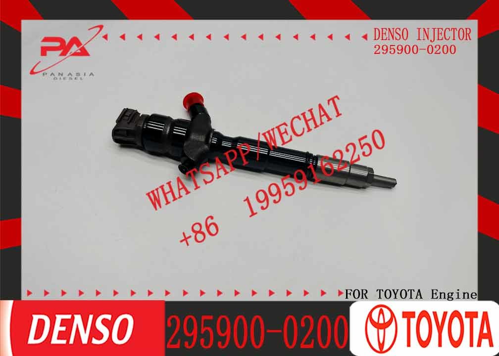 Fuel Injector 295900-0250 295900-0200 23670-39435 23670-30440 For DENSO Toyota Hiace Dyna 1KD-FTV D-4D
