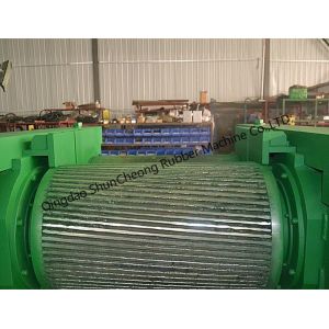 XKP-400 Double Rollers Wasre Tire Rubber Granules Grinding Machine