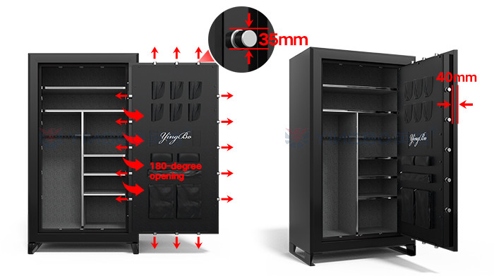 OEM Steel Gun Safe Box 645kg For Home Office Hotel YB/GS - 180