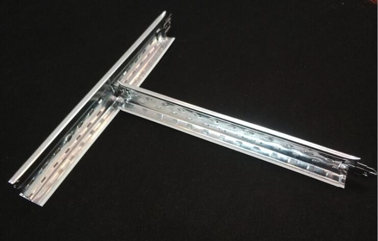 Lightweight Tee Bar Ceiling Grid Baked With Paint High Corrosion Resistance