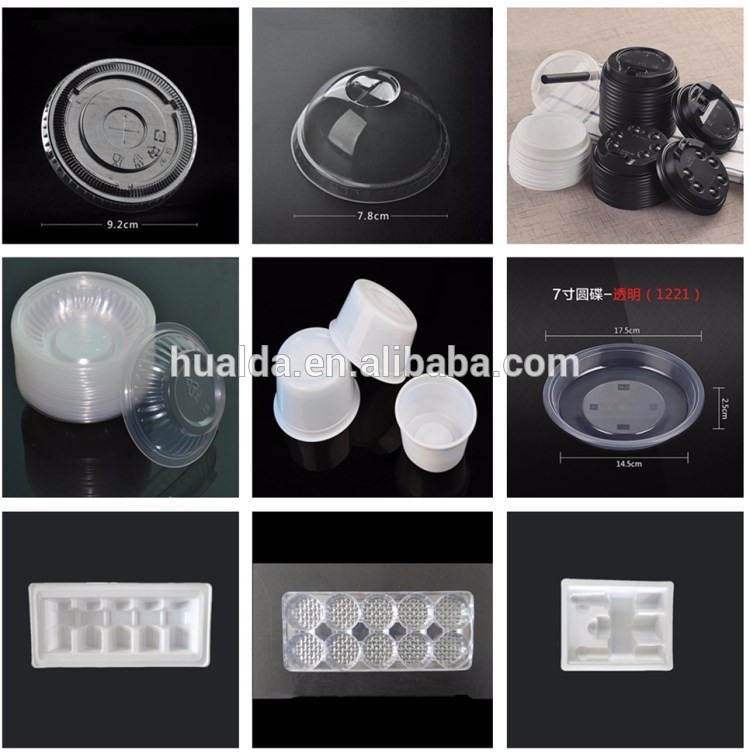 Water juice beverage plastic glass bowl cup forming machine with low price