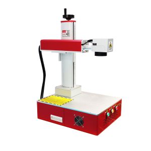  50W/100W Fiber YAG Laser Marking Machine for Metal Leather Crystal Depth Marking Cut High Power and Easy to Operate Manufactures