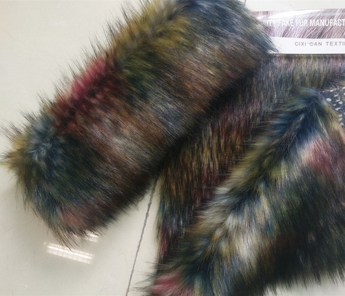 Plush JACQUARD Winter Coats With Luxury Faux Fur 100% Acrylic