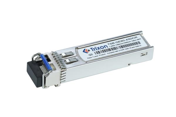 TSB-GE80-45DCR 1.25G BIDI Bi-directional SFP With Single LC Connector 80km