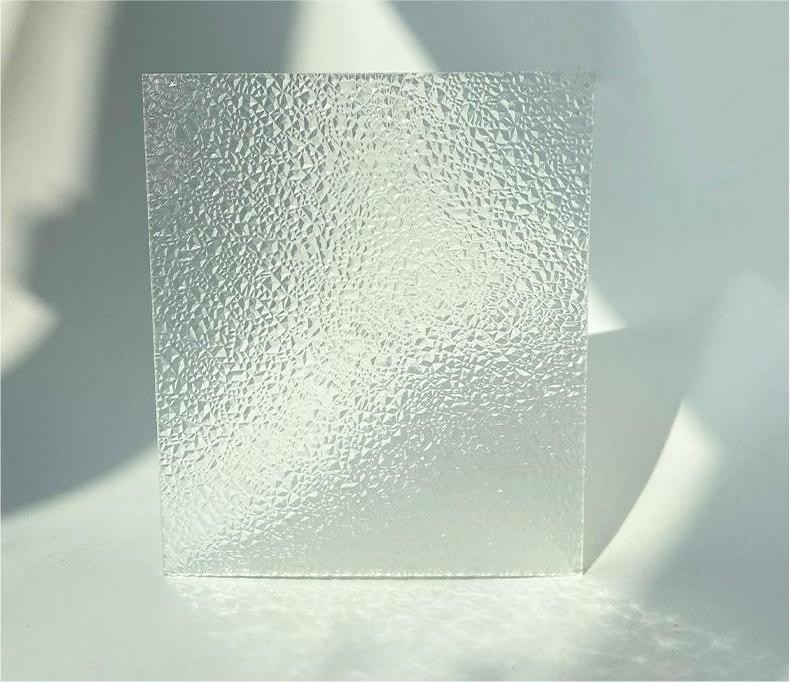 Reeded Decorative Pattern Grey Acrylic Perspex Sheet in 1220*2440mm for Interior Decoration