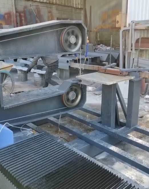 Russia Market CNC Wire Saw Machine For Granite Monument Tombstone Cutting