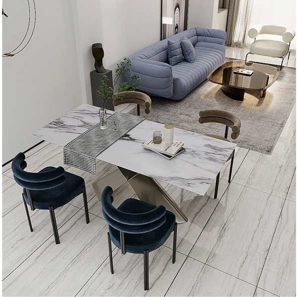 Italian Simple Half Arc Armchair Home Leisure Negotiation Dining Chair