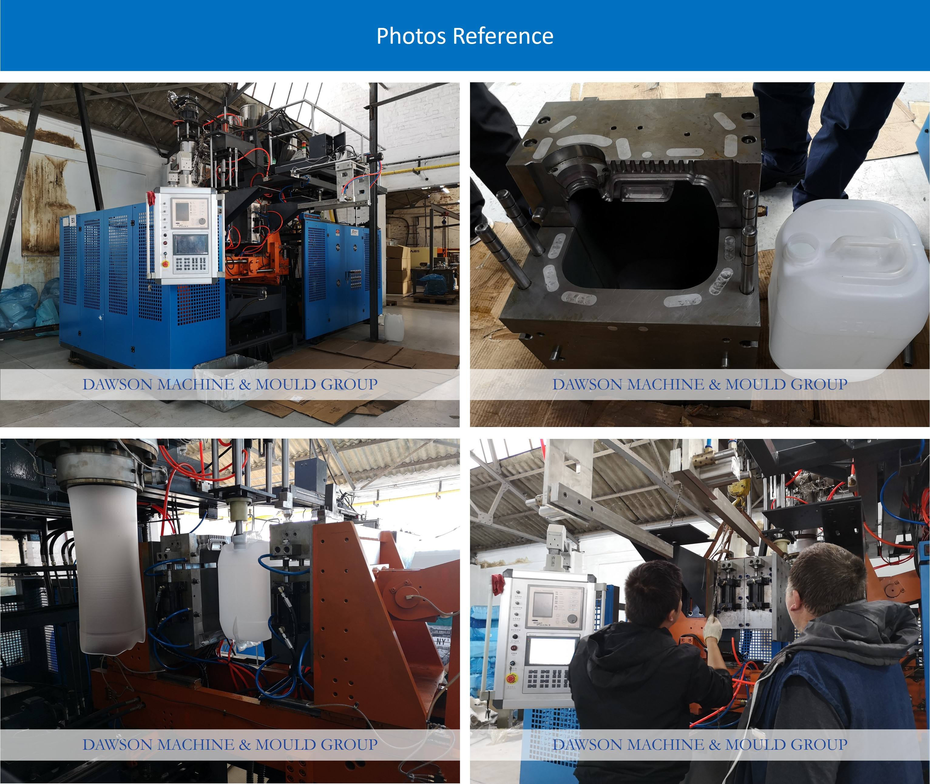 Fully Automatic Extrusion Blow Molding Machine 25 Liter PE HDPE Plastic Bottle Jerry Can