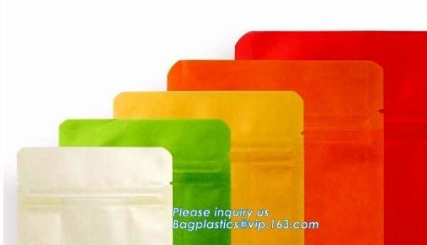 Zip lockk zipKraft Paper Bag Brown Party Wedding Favors Bread Cookies Gift Bags