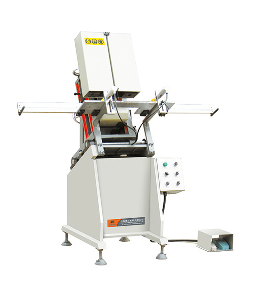 UPVC window making , cutting for water slot on upvc , door profile water slot milling machine
