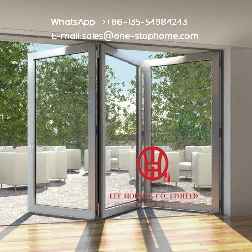 aluminium bifold french doors,restaurants tempered glass