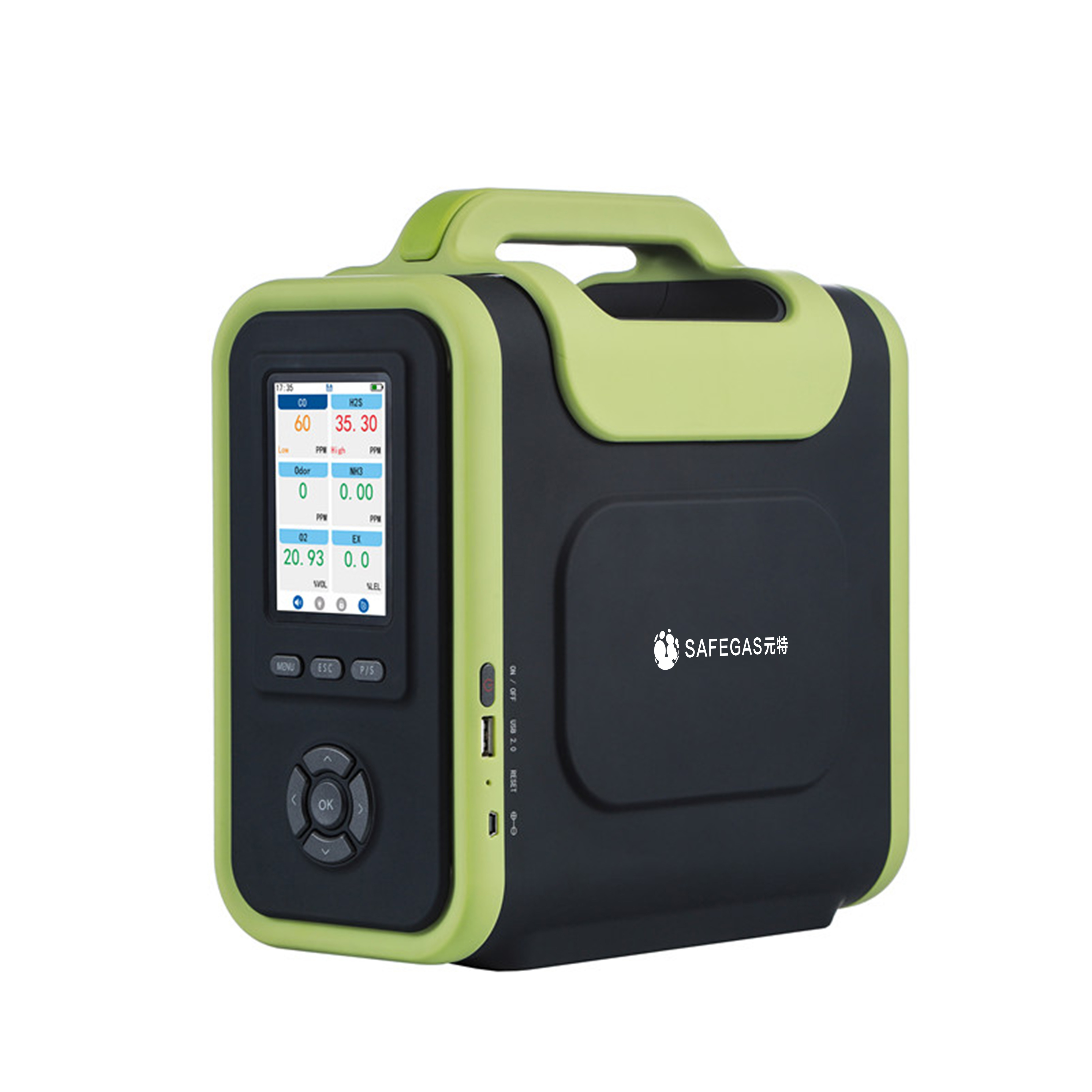 Formaldehyde Carbon Dioxide Co Nh3 O3 Air Quality Professional Testing Instrument Detector