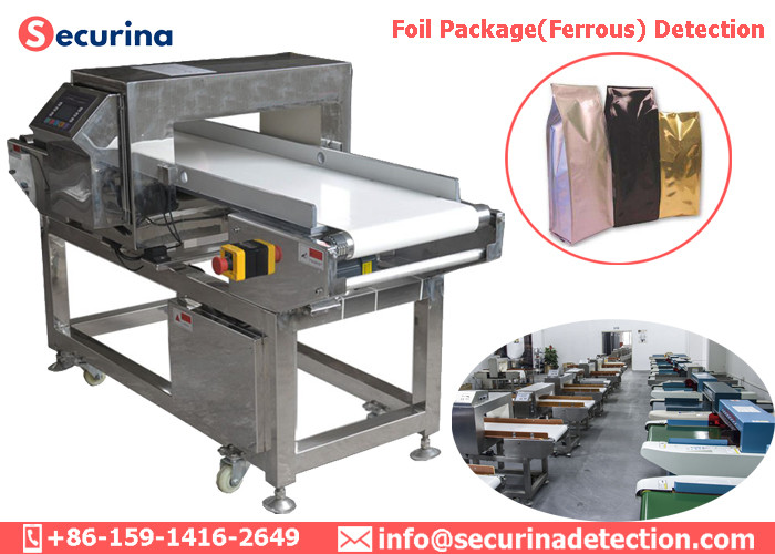 Industrial Food Grade Metal Detectors Belt Conveyor Automated Operation With Digital Sensor