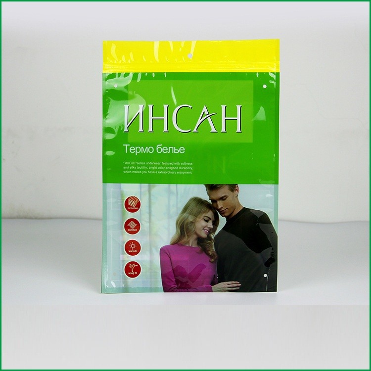 Custom k Plastic Pouches Packaging T - Shirt Plastic Packaging Bag For Clothes