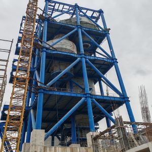 Galvanized Steel Structure Fabrication for Cement Grinding Stacker Reclaimer