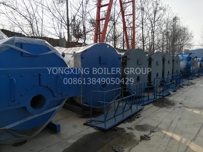 Horizontal Small Gas Fired Steam Boiler For Hotel Using New Design