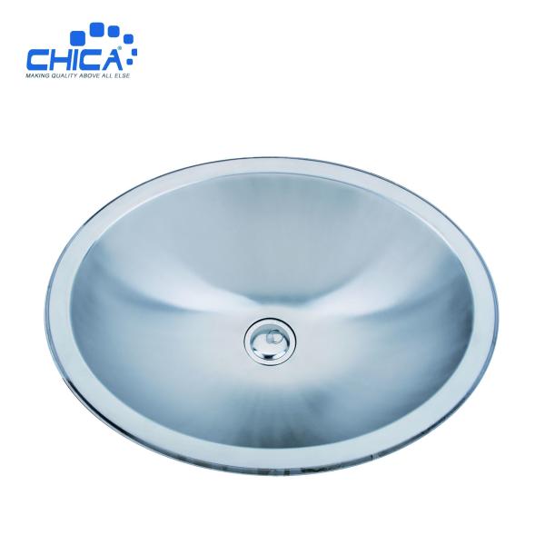 Qval Shape Design Press Kitchen Sink Stainless Steel Kitchen Sink Single Bowl